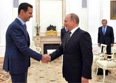 اسد در تماس تلفنی با پوتین : با هرگونه تعدی به خاک سوریه تحت هر عنوان یا بهانه ای مخالفیم