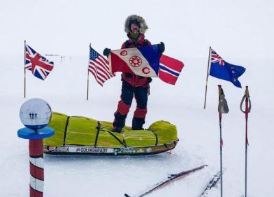 داستان اولین انسانی که به تنهایی جنوبگان را درنوردید