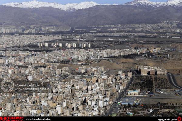 اینفوگرافیک ، خطر بیخ گوش 3میلیون تهرانی ، 37 درصد مرکز نشینان در بافت های ناکارآمد سکونت دارند